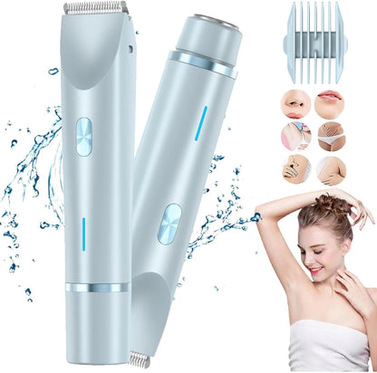 2-In-1 Dual Head Women's Electric Shaver, Electric Hair Clipper, Electric Trimmer.
